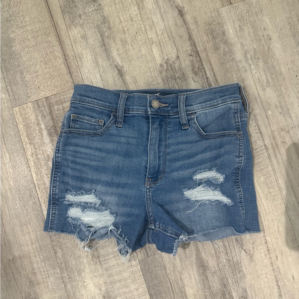 Hollister Blue Denim Shorts